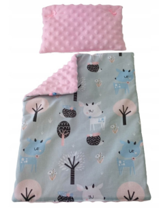 Pościel dla Lalek Minky z bawełną (mała) dla Lalki ok. 30 cm