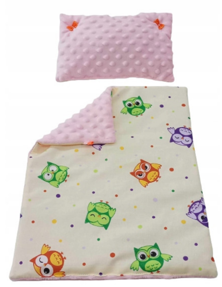 Pościel dla Lalek Minky z bawełną (mała) dla Lalki ok. 30 cm