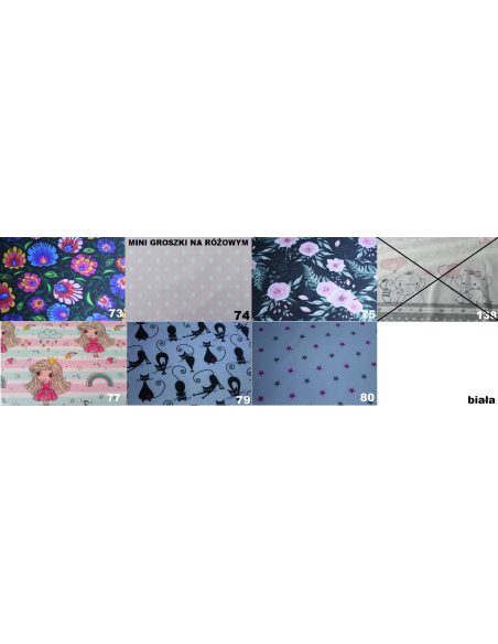 Pościel dla Lalek Minky z bawełną (mała) dla Lalki ok. 30 cm