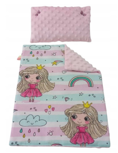 Pościel dla Lalek Minky z bawełną (mała) dla...