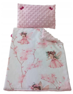 Pościel dla Lalek Minky z bawełną (mała) dla Lalki ok. 30 cm