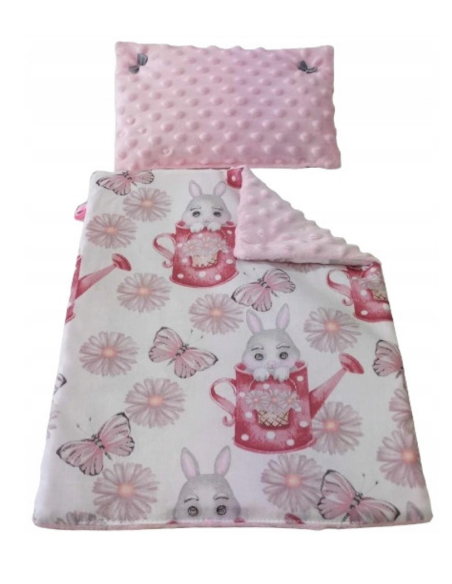 Pościel dla Lalek Minky z bawełną (mała) dla Lalki ok. 30 cm