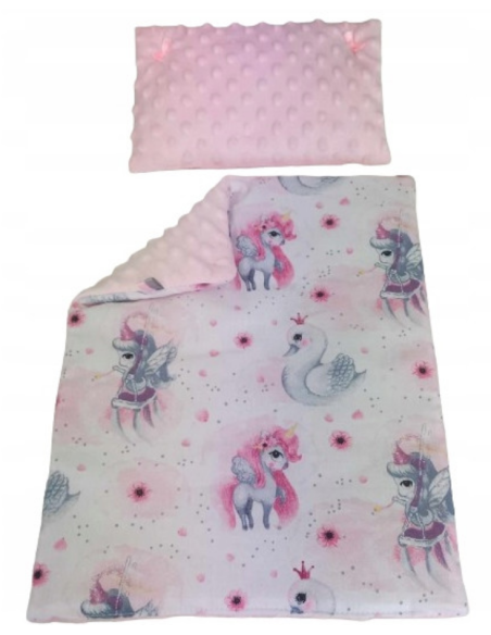 Pościel dla Lalek Minky z bawełną (mała) dla Lalki ok. 30 cm
