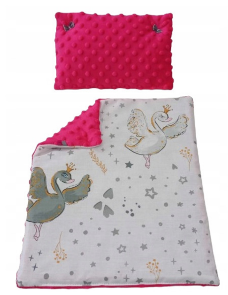 Pościel dla Lalek Minky z bawełną (mała) dla Lalki ok. 30 cm