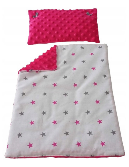 Pościel dla Lalek Minky z bawełną (mała) dla Lalki ok. 30 cm