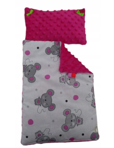 Pościel dla Lalek Minky z bawełną (mała) dla Lalki ok. 30 cm
