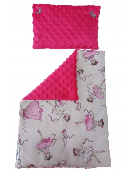 Pościel dla Lalek Minky z bawełną (mała) dla Lalki ok. 30 cm