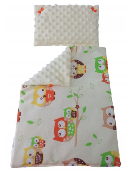 Pościel dla Lalek Minky z bawełną (mała) dla Lalki ok. 30 cm