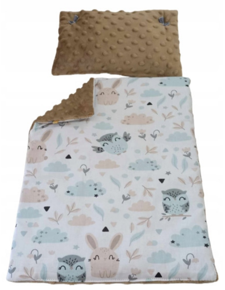 Pościel dla Lalek Minky z bawełną (mała) dla Lalki ok. 30 cm