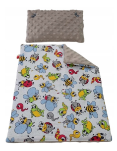 Pościel dla Lalek Minky z bawełną (mała) dla Lalki ok. 30 cm