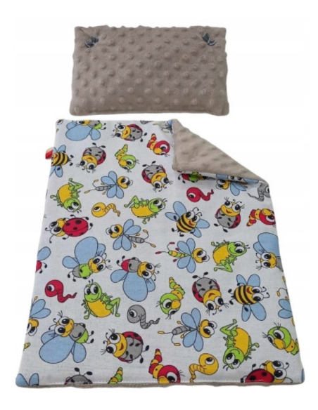 Pościel dla Lalek Minky z bawełną (mała) dla Lalki ok. 30 cm