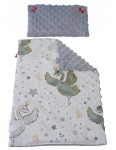 Pościel dla Lalek Minky z bawełną (mała) dla Lalki ok. 30 cm