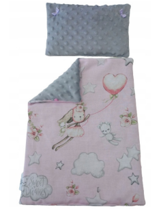 Pościel dla Lalek Minky z bawełną (mała) dla Lalki ok. 30 cm