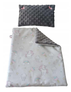 Pościel dla Lalek Minky z bawełną (mała) dla Lalki ok. 30 cm