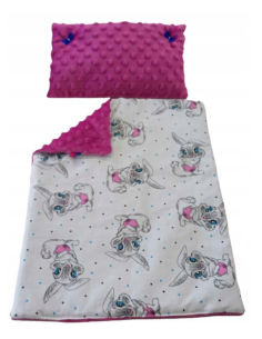 Pościel dla Lalek Minky z bawełną (mała) dla Lalki ok. 30 cm