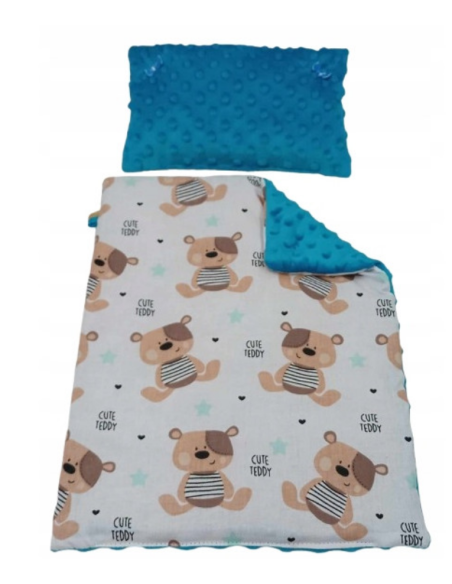 Pościel dla Lalek Minky z bawełną (mała) dla Lalki ok. 30 cm