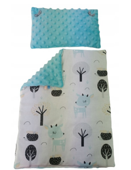 Pościel dla Lalek Minky z bawełną (mała) dla Lalki ok. 30 cm
