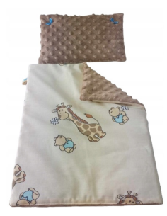 Pościel dla Lalek Minky z bawełną (mała) dla Lalki ok. 30 cm