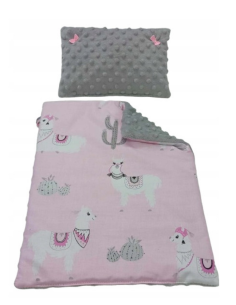 Pościel dla Lalek Minky z bawełną (mała) dla Lalki ok. 30 cm