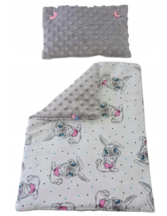 Pościel dla Lalek Minky z bawełną (mała) dla Lalki ok. 30 cm
