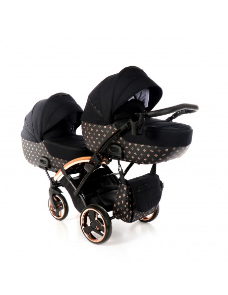 Baby stroller Laret Imperial DUO black multifunctional gondola