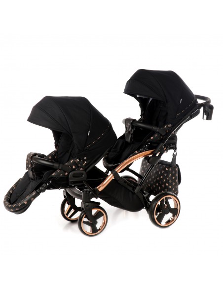 Baby stroller Laret Imperial DUO black multifunctional gondola