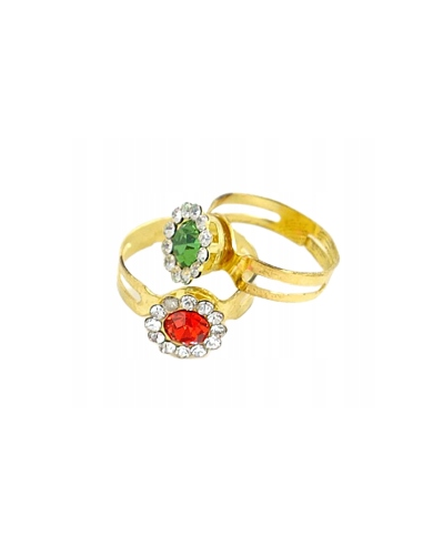 Zestaw 36 Kolorowych Pierścionków w Plastikowym...