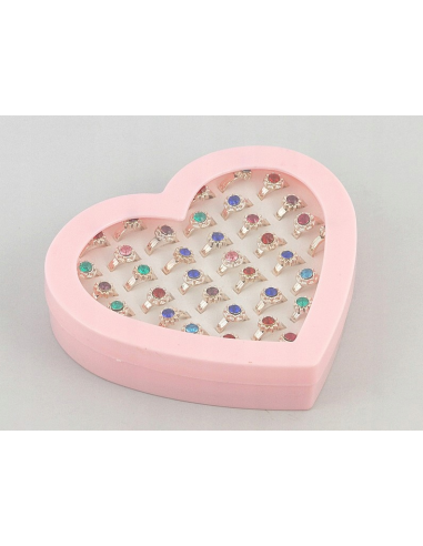 copy of Zestaw 36 Kolorowych Pierścionków w...