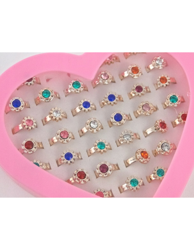 copy of Zestaw 36 Kolorowych Pierścionków w...