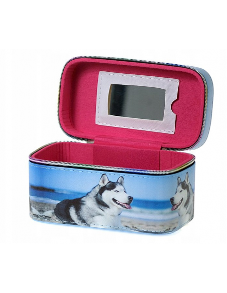Kuferek z lusterkiem (PIESEK HUSKY)