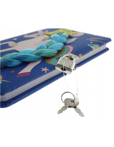 Pamiętnik na kłódkę KUCYK Z WARKOCZEM