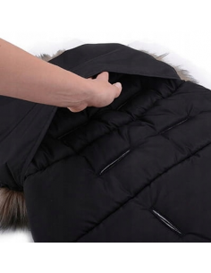 Śpiworek IGLOO do Wózka | Futro | RÓŻOWY 2