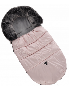 Śpiworek IGLOO do Wózka | Futro | RÓŻOWY