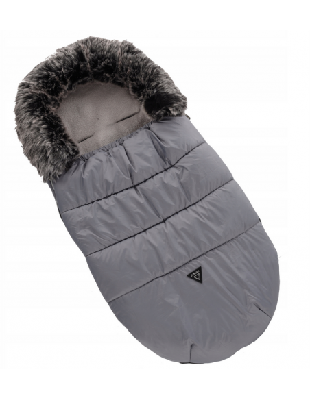 Śpiworek IGLOO do Wózka | Futro | SZARY