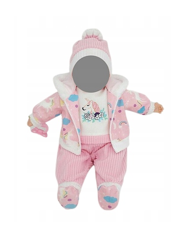 Zestaw Ubranek dla Lalki 45cm