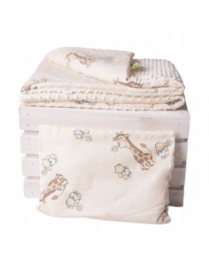 copy of Komplet pościeli minky (Kocyk 100x75 + Poduszka...