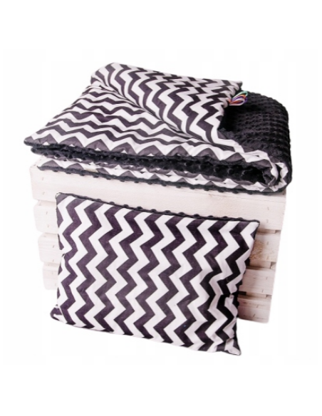 Komplet pościeli minky (Kocyk i Poduszka)