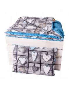 copy of Komplet pościeli minky (Kocyk 100x75 + Poduszka...