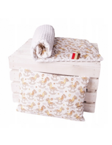 copy of Komplet pościeli minky (Kocyk 100x75 + Poduszka 40x30)