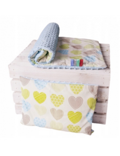 copy of Komplet pościeli minky (Kocyk 100x75 + Poduszka...