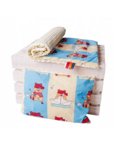 copy of Komplet pościeli minky (Kocyk 100x75 +...