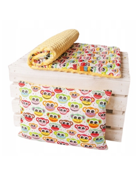 copy of Komplet pościeli minky (Kocyk 100x75 + Poduszka 40x30)