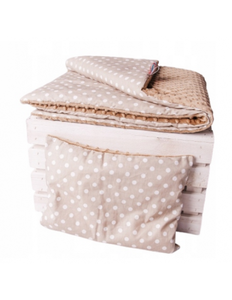 copy of Komplet pościeli minky (Kocyk 100x75 + Poduszka 40x30)