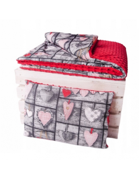 copy of Komplet pościeli minky (Kocyk 100x75 + Poduszka 40x30)