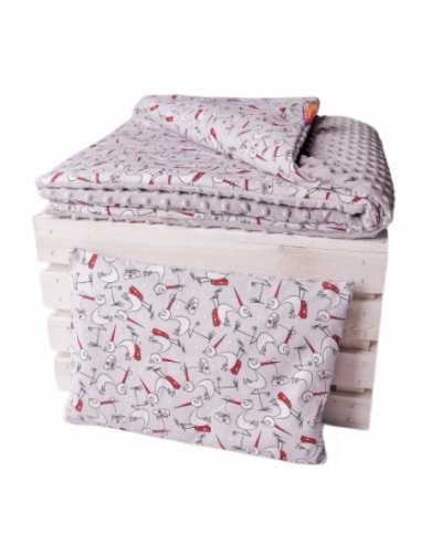 Komplet pościeli minky (Kocyk i Poduszka)