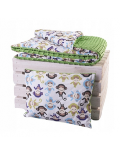 copy of Komplet pościeli minky (Kocyk 100x75 + Poduszka...