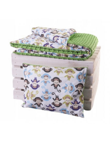 copy of Komplet pościeli minky (Kocyk 100x75 + Poduszka 40x30)