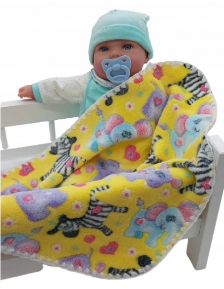 copy of Kocyk Puszysty Dwustronny dla Lalek - SERDUSZKA