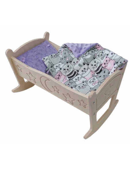 copy of Kołyska grawerowana dla lalek