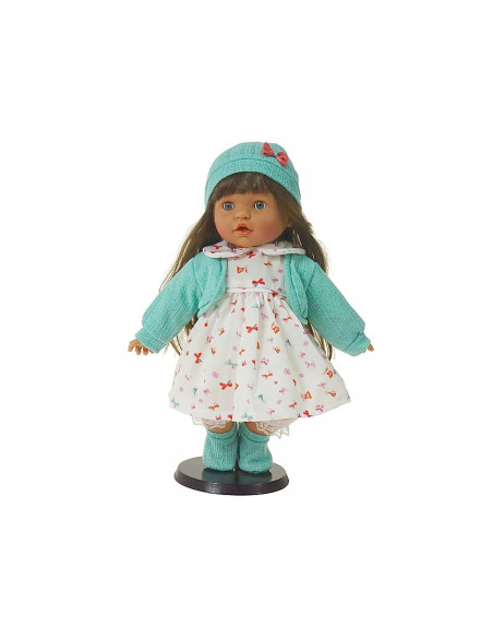 LALKA BOBAS 40cm długie włosy MÓWI ŚPIEWA zamyka oczy